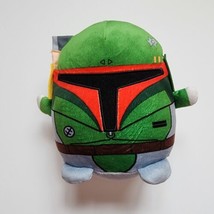 Mattel Star Wars Boba Fett Mandalorian 5&quot; Plush Stuffed Toy Cuutopia 2021 Soft - £4.70 GBP