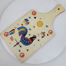 Vintage Farmhouse Rooster Cutting Board 14x7 Inch - $26.18