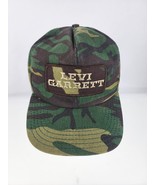 Vintage Levi Garrett Camo Hat Cap SnapBack Made In USA Adjustable Nice C... - £13.99 GBP