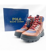 Polo Ralph Lauren Oslo boot tan navy leather / nylon - $262.01 CAD