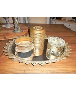 VTG Boudoir Mirror-Angel Jewelry/Trinket Box-TP Roll Holder &amp; Powder/Rin... - $68.58 CAD