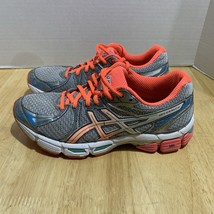 Asics Womens Gel Exalt 2 Running Shoes Gray Red T4B6N Lace Up Breathable... - $23.28