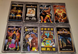WWF WrestleMania 8 VHS Lot - #1 + #3-#9 IV V VI VII VIII IX Wrestling Hu... - £92.78 GBP