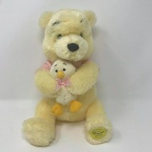 Disney Store Yellow Winnie the Pooh Baby Duck Chick Easter Plush Stuffed... - £78.62 GBP