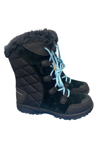 Columbia Women&#39;s Ice Maiden II Snow Boot Black/Oxygen Size 7.5 - $34.65