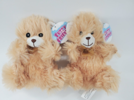 2X Greenbriar Fuzzy Friends Furry Bears Plush Stuffed 7&quot; Animal Toy Lovey B300 - £8.96 GBP