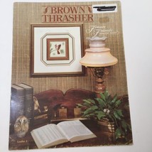 Brown Thrasher Cross Stitch Pattern Book Forever Friends Bird - $9.88