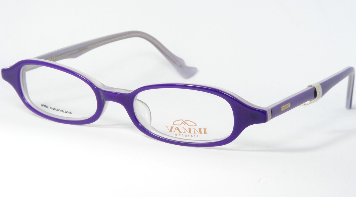 Occhiali Vintage VANNI 2563 A10 Viola Montatura 44-18-140 Italia - $76.20