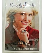 Annie&#39;s Simply Beads Kit-of-the-Month Club Kits - Black &amp; White Baubles ... - $22.20 CAD