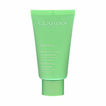 Clarins SOS Pure Rebalancing Clay Mask With Alpine 2.7 oz Unboxed Sealed - $12.58