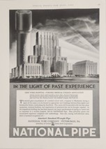 1931 Print Ad National Pipe Pittsburgh,Pennsylvania NY Hospital Cornell Medical  - £16.47 GBP