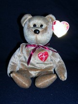 99 Ty Orig Beanie Baby Signature Bear 5th Gen Ht 7th Gen Tt Hologram Heart Mwmt - £3.09 GBP