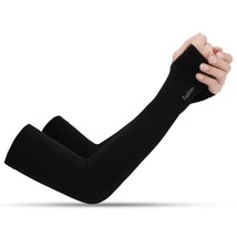 1 Pair Summer Finger Sleeve Ice Cool Wearing High  Elbow Spring Outdoor Riding F - £81.46 GBP