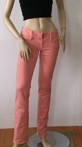 LILLY PULITZER Worth Straight Leg Jeans, Coral (Size 2) - £23.55 GBP