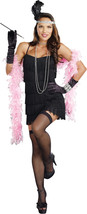 Glam Flapper Costume - Large - Dress Size 12-14 - £76.55 GBP