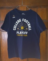 Nike Tee Mens Large Blue Short Sleeve Notre Dame 2018-2019 Playoffs - £9.82 GBP