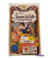 Walt Disney Masterpiece Snow White And The Seven Dwarfs Sealed VHS - NEW - £11.34 GBP