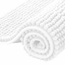 Quick Dry Chenille Bath Mat Water Absorbent Plush Rug - $606.30 MXN