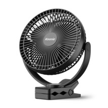 10000Mah Rechargeable Desk Fan, 8-Inch Battery Operated Clip On Fan, Usb Fan, 4  - £52.92 GBP