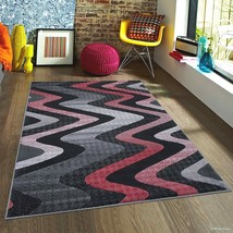 Rugs Area Rugs Carpets 8x10 Rug Modern Large Floor Bedroom Gray 5x7 Grey Rugs ~~ - £100.85 GBP+