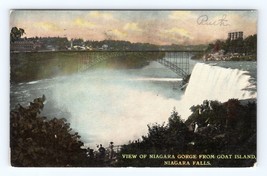 View From Goat Island Niagara Falls New York NY DB Postcard Q2 - £3.05 GBP
