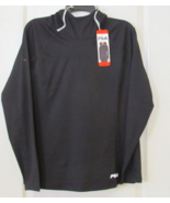 Fila Long Sleeve Midweight Cowl Neck Pullover Hoodie BLACK  Women Sz L NWT - $21.29