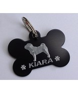 3D SHAR PEI  BONE SHAPE DOG ID TAG 3D PERSONALISED ENGRAVED 9 COLOURS 2 ... - $374.40 MXN