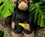 Bestever Funny Feet Monkey Holding A Banana 17&quot; Chimpanzee Stuffed Anima... - £17.12 GBP