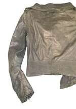 Yigal Azrouel New York Leather Jacket Women’s Size 4 Made in USA Motorcycle image 6