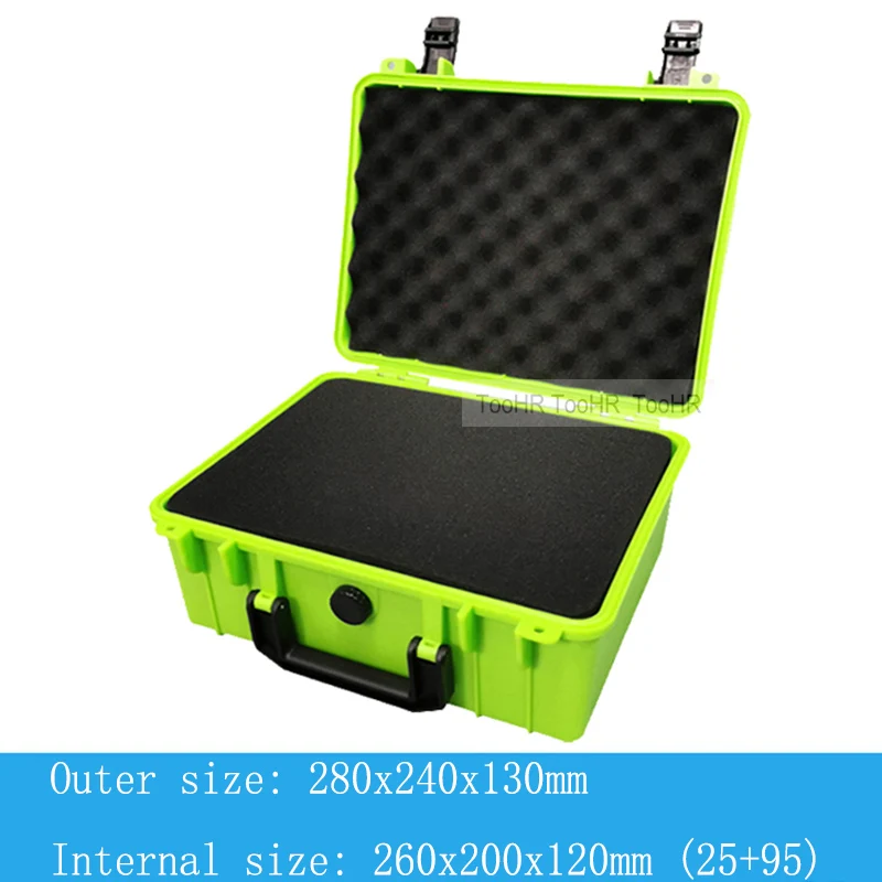 280*240*130mm Safety Protection Portable Hardware Storage Box Equipment Instrume - £62.84 GBP