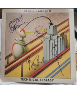 BLACK SABBATH / OZZY OSBOURN - &quot;TECHNICAL  ECSTACY&quot; ORIG. ALBUM SIGNED B... - $950.00