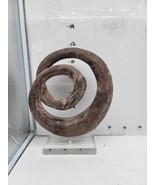 Abstract Swirl Art Sculpture Statue Figurine Sculpture Geometric Sculpture - $24.00