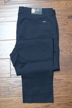 HUGO BOSS Homme Riz Étroit Extensible Coton Bleu Foncé Pantalon Chino 38... - £48.67 GBP
