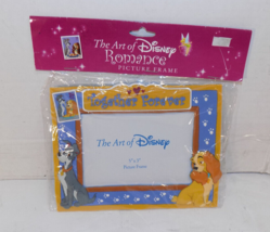 Disney Lady And The Tramp Together Forever Rubber 5 x 3 3D Picture Frame New - $19.58