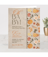 Digital Baby Shower Invitations Editable Boho Printable Digital - $31.85 MXN