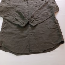 Claiborne RN#52002 Men's Green Button Up Shirt Long Sleeve Size Large image 8