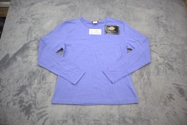 Dickies Shirt Mens S Lilac Long Sleeve Crew Neck Medical Uniform Fashion... - $22.75
