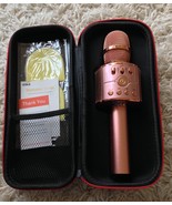 Mockins Bluetooth Karaoke Microphone with Built in Speaker - Rose Gold - $16.99