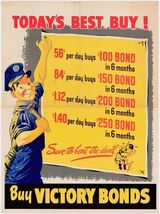WW2 World War 2 Propaganda Poster Art Print Metal Sign 12x8in Vintage Old y - $34.85 CAD