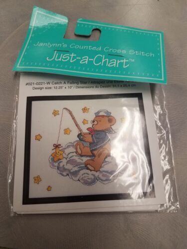 Catch a Falling Star Pattern - Janlynn's Counted Cross Stitch Just-a-Chart - $7.15