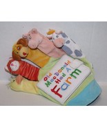 Old MacDonald Animal Fingers Glove Puppet Book Plush Soft Toy Little Sch... - $11.65