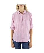 Jach&#39;s Girlfriend Women&#39;s Size 3X Pink Button-Up Blouse Top Shirt NWT - £21.22 GBP