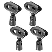 5 Core Microphone Clip Holder 4 Pieces with Screw Adapters 5/8 to 3/8 In... - $8.31