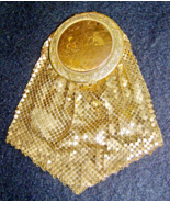 VINT. WHITING &amp; DAVIS '20s METAL CHAIN-MAIL DUAL COMPACT/COIN PURSE- MOG... - $2,475.00