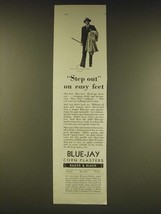 1931 Bauer &amp; Black Blue-Jay Corn Plasters Ad - Step out on easy feet - £14.57 GBP