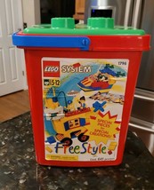 Lego System 1796 Free Style Vintage 1996 Bucket 641 Pieces New Sealed Re... - $139.95