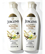 2 Bottles Jergens Oil Infused Softening Vanilla Sweet Vanilla Essence 10oz - £20.07 GBP