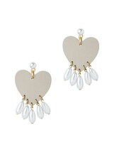 Neely Phelan women's celine heart earrings size One Size - €34,96 EUR