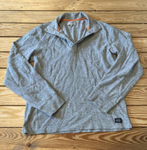 Jack Spade Men’s Ribbed 1/2 Zip Shirt size S Grey C1 - $16.73