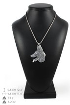 NEW, Malinois, dog necklace, silver chain 925, limited edition, ArtDog - £58.66 GBP